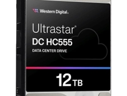 Disco duro WD Ultrastar DC HC555 para centro de datos, 12 TB, interno, 3,5", SAS, 12 Gb/s, 7200 RPM, 512 MB de memoria intermedia, Western Digital