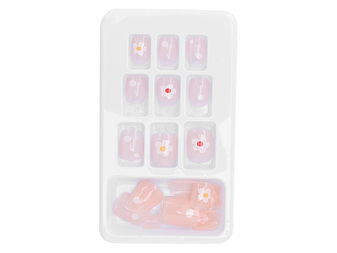 Uñas postizas Kkml-24 para mujer con cobertura total, adhesivas, puntas de uñas artificiales, herramienta de manicura artística P151