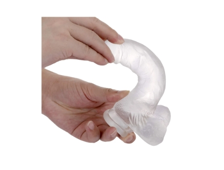 Los Vibradores Look Like Skin 7 3 Vibrador Transparente con Ventosas para Jugar Manos Libres Transparente BISBISOUS