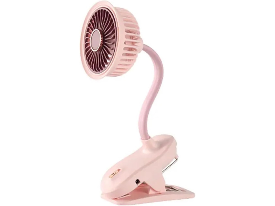 Ventilador De Escritorio Usb Mini Ventilador Eléctrico Portátil Con Clip Mano Recargable Por Silencioso Para