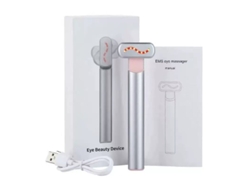 Dispositivo Belleza Facial Y Ocular Ems + Luz Roja + Calor, Portátil Recargable, Rejuvenece Piel Delicada De Ojos