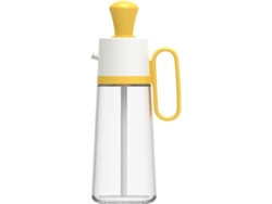 2026-2275-botella Dispensadora De Aceite 2 En 1 Para Cocina Barbacoa Asado Pavo Pastel 550ml Amarilla
