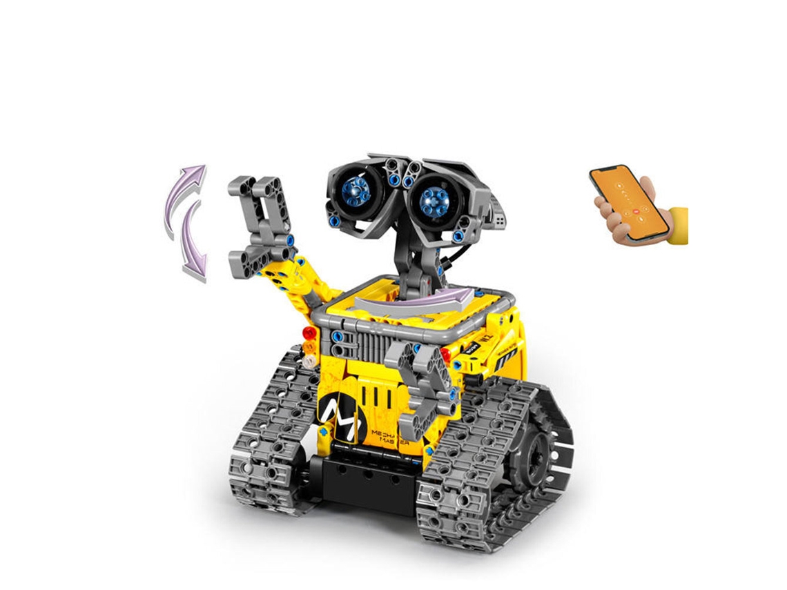 Coche Robot Rc 3 En 1 2.4g 4ch Bloques Construcción Stem Camión Regalo Niños