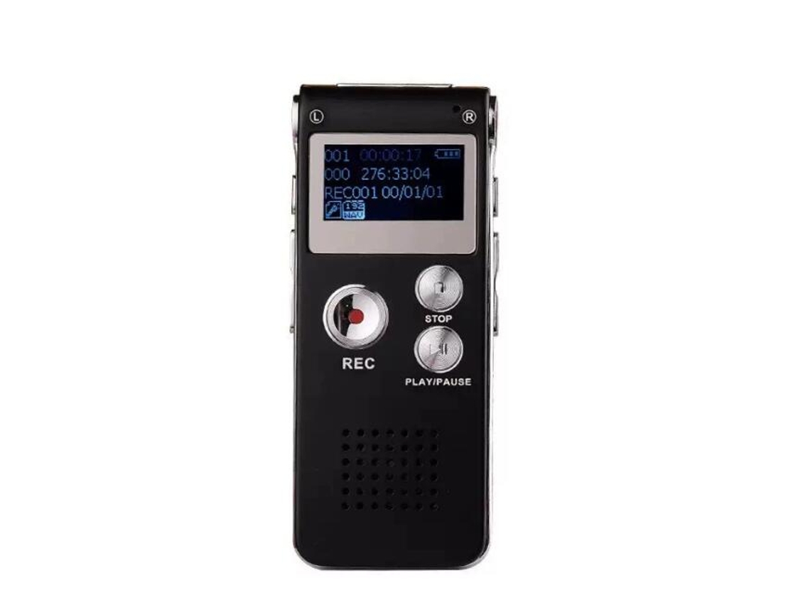 Grabadora de Voz SZSMART 8 GB (MP3 - LCD - Negro)