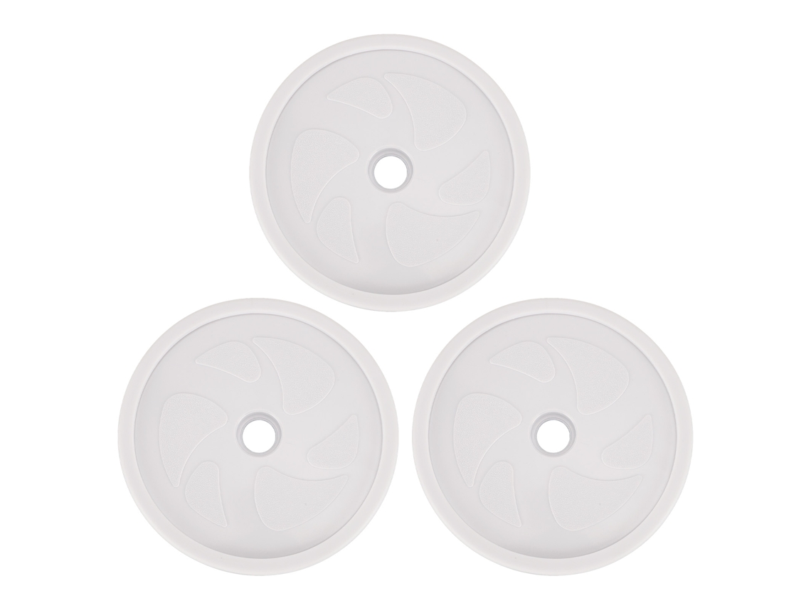 3 Piezas De Aspiradora De Piscina Con Ruedas Libres C6 Pc Compatible Con Polaris 180 280 Fácil Instalación