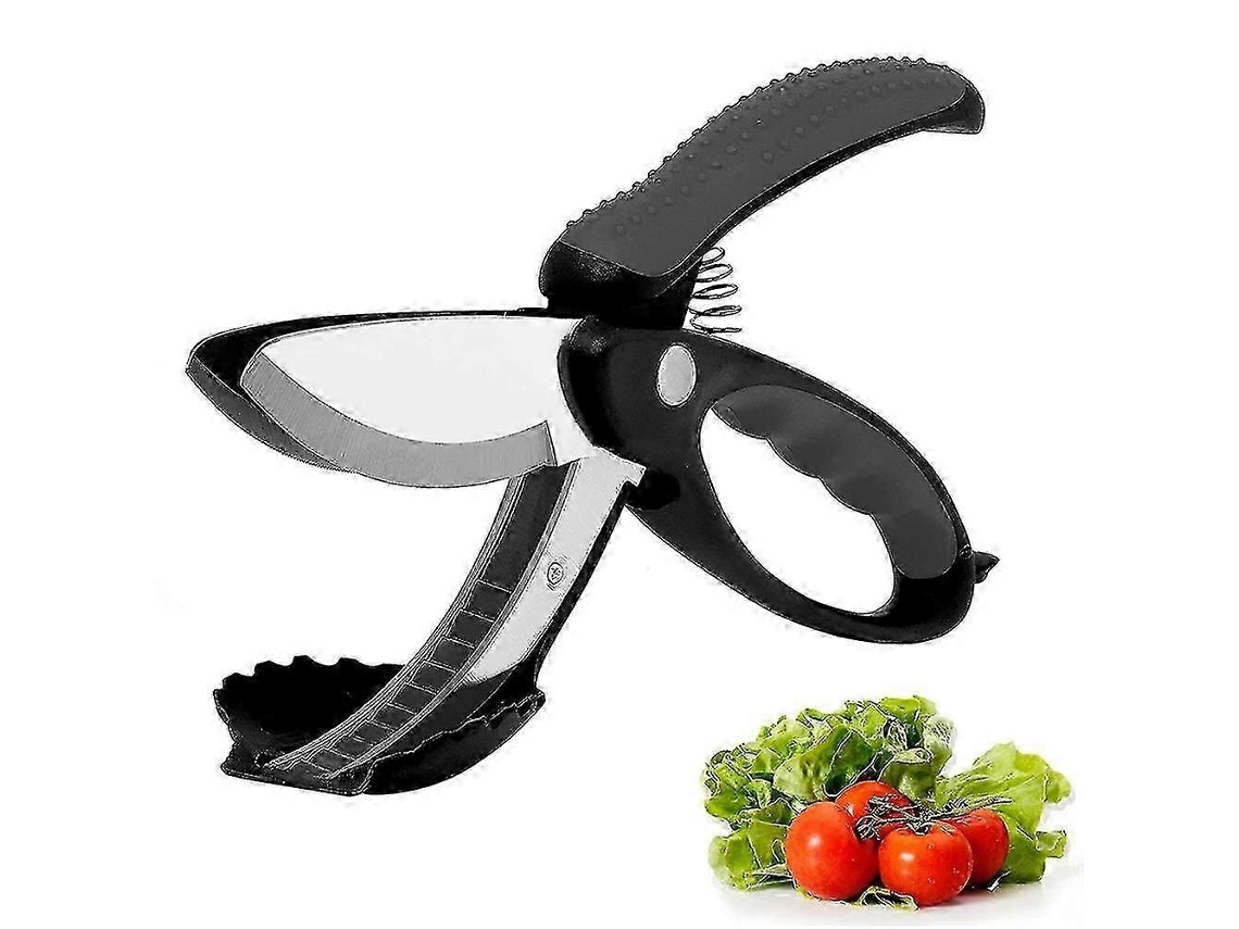 Nuevos modelos de tijeras para ensalada, ideales para picar ensalada. Tijeras para ensalada actualizadas para lanzar y cortar ensalada. Picadora de ensalada.