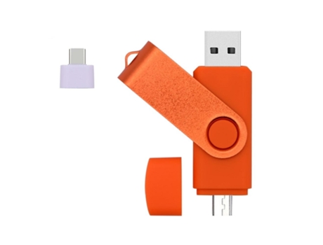 Pen USB SLOWMOOSE Alta Velocidad Otg (Laranja - 2.0 - 128 GB)