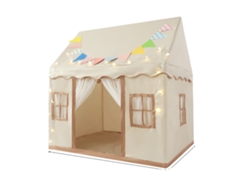 Tienda de campaña para niños, con luces, cortinas antimosquitos y tapete suave, como se muestra en el fabricante original.