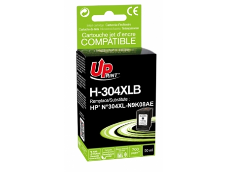 Cartucho De Tinta Genérico Para Hp Dj 3700/3720 304Xl Bk UPRINT