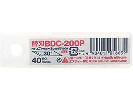 Cuchillas Para Cúter CUTTER BDC200P 30º (18mm - 40 un)