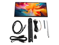 Tela LAXISCREED de 11,6" IPS 1768x828 com tecnologia Type-C e HDMI.