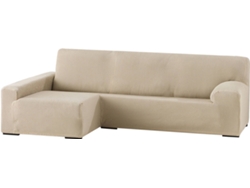 Funda Chaise Longue TODOPARAMICASA Ulises Beige (Brazo Izquierdo Largo - 250 - 310 cm)