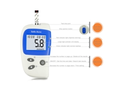 Kit De Prueba De Azúcar En Sangre, Medidor De Glucosa Para Diabetes Con 50 Tiras Y 50 Lancetas, Máquina Sin Codificación