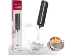 Espumador de leche, batidora eléctrica recargable por USB, ideal para café, capuchino y chocolate caliente.