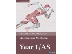 Libro Edexcel AS and A level Mathematics Statistics &amp;amp; Mechanics Year 1/AS Textbook + e-book (Inglés)