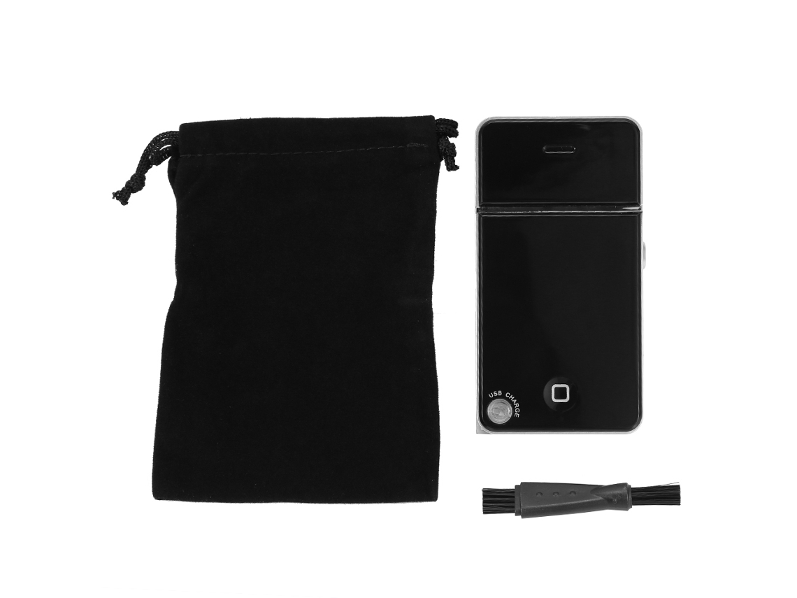 Kemei Cortapelos Ultra Delgado Recargable Con Cargador Usb, Afeitadora Eléctrica Para Barba Y Rostro
