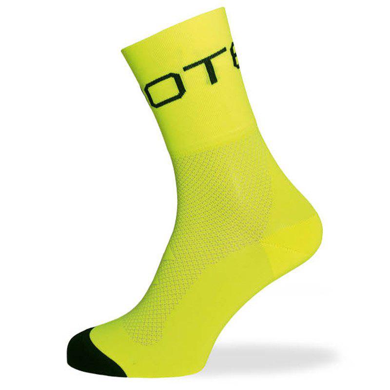 Accessory Calcetines Para hombre biotex logo amarillo ciclismo eu 43 45