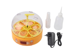Incubadora Automática Con Agitador Y Control De Temperatura Para 6 Huevos De Gallina, Codorniz Y Pato.
