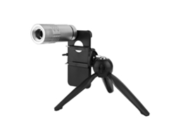 Lupa Telefónica Con Lente Telescópica De Zoom Óptico 15x Para Iphone 6/6 Plus Plata