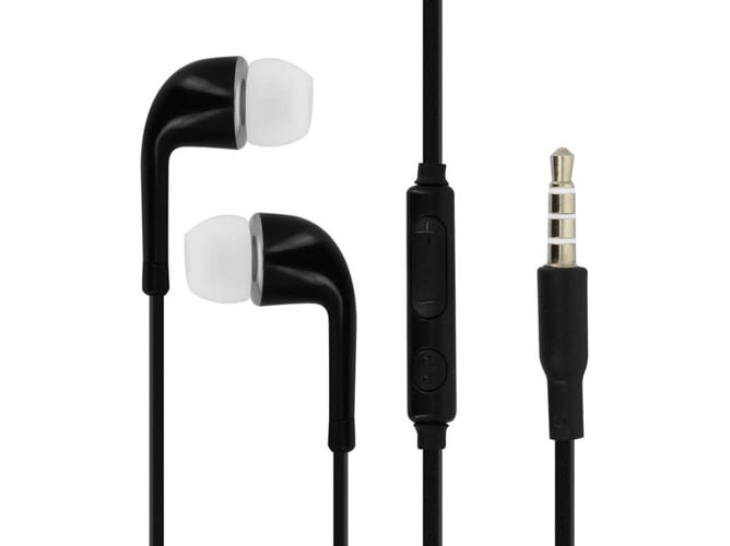 Auriculares con Cable AVIZAR HF-INTRAKA-BK (In Ear - Micrófono - Negro)