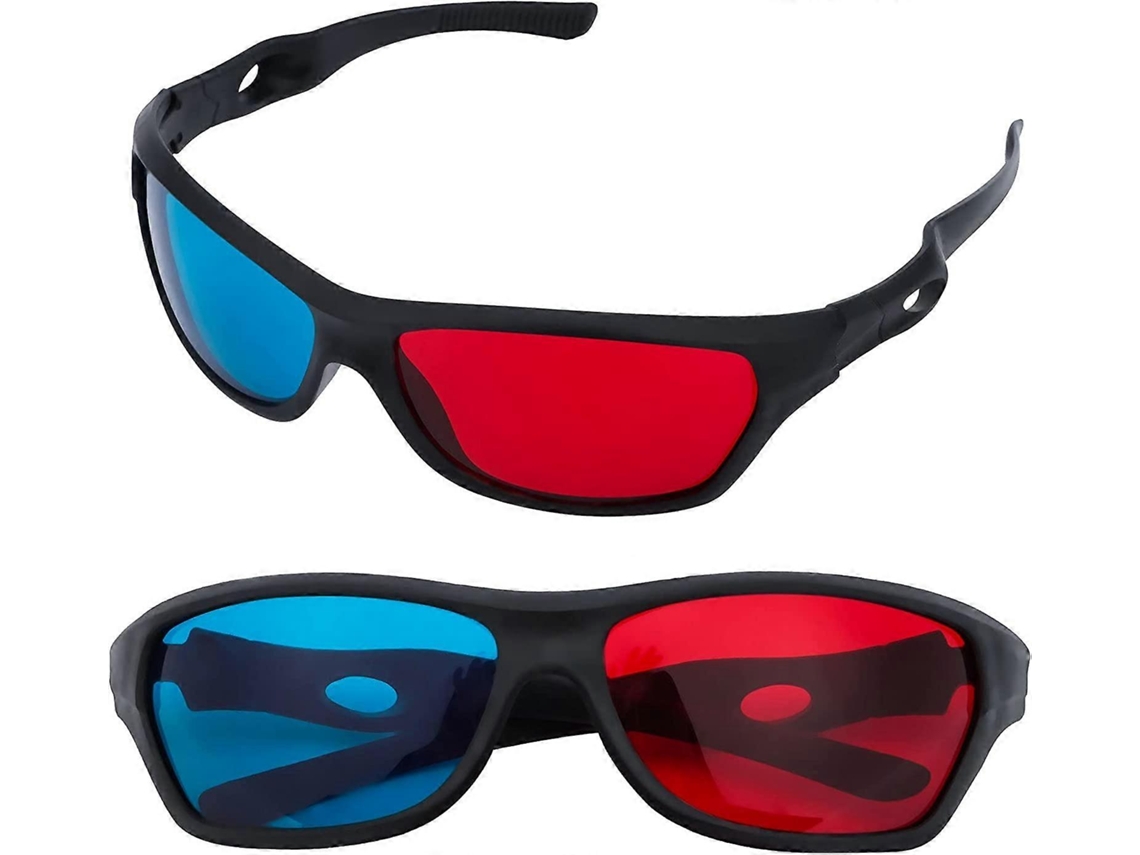 2 pares de gafas 3D para películas, juegos y televisión en el cine