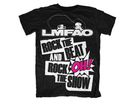 Camiseta ROCKINSTONE LMFAO Rock The Beat (XXL)