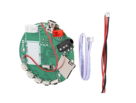 HURRISE Decodificador MP3 Radio TF TFM36 3.5 con Antena FM