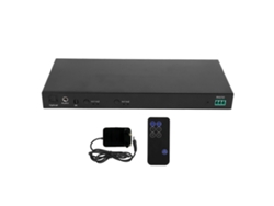 Conmutador De Interfaz De Vídeo Hd Con 2 Entradas Y 2 Salidas, 4k A 30 Hz. Conmutador Sencillo Plug And Play Con Mando A Distancia.