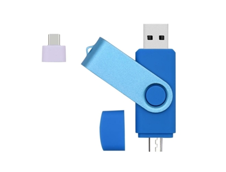 Pen USB SLOWMOOSE Alta Velocidad Otg (Azul - 2.0 - 128 GB)