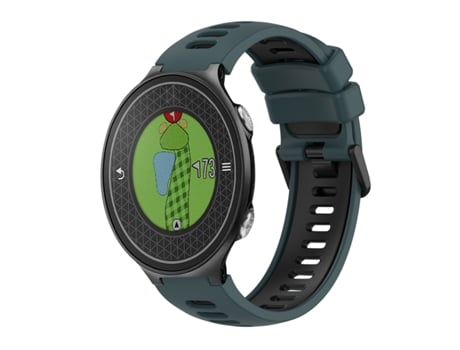 Correa Smartwatch para Garmin Approach S6 Silicona Bicolor (Verde Oliva + Negro)