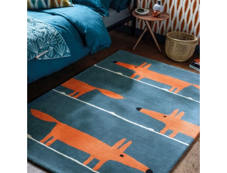 Alfombra SCION Mr Fox (Azul - 140x200 cm)