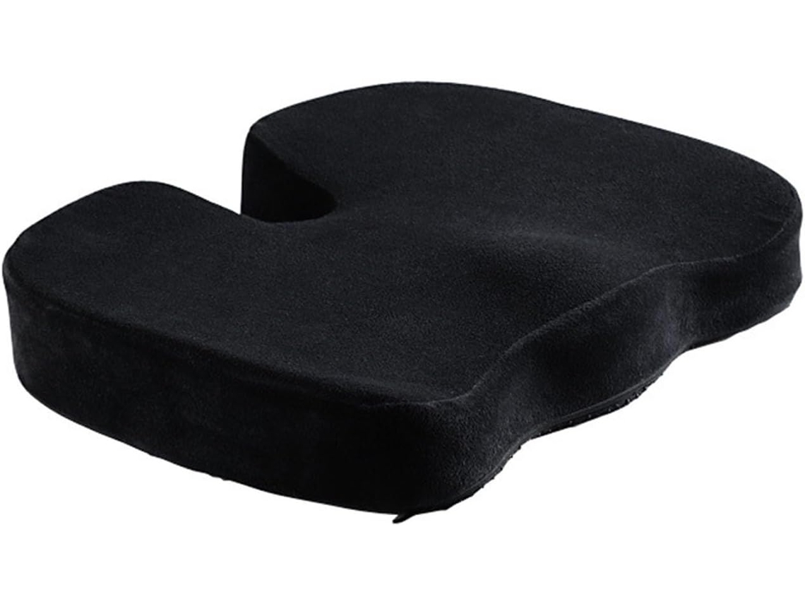 Cojín De Gel De Espuma Viscoelástica Para Silla De Oficina, Alivia El Dolor De Coxis, Negro Gertiz