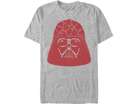 Camiseta Unisexo DEEPSTONE Darth Vader Heart Helmet Star Wars brezo atlético (XXL)