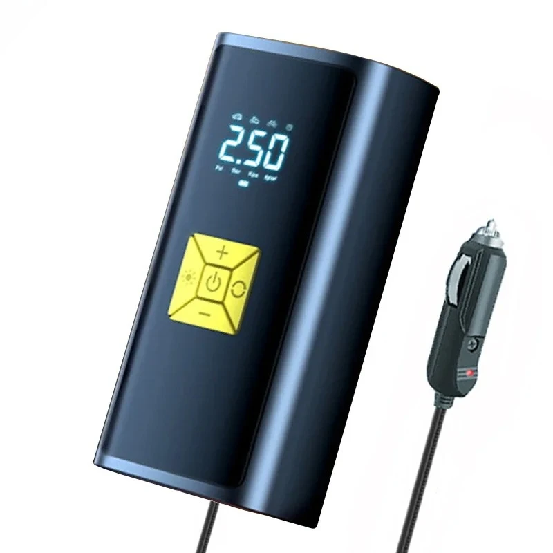 (versión Con Cable) Bomba De Aire Eléctrica Para Automóvil De 6000 Mah Con Cable/inalámbrica Y Led
