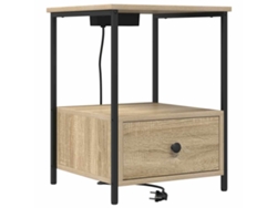 Maison Exclusive - Armario De Noche Con Cajón Roble Sonoma 42 X 41 X 56 Cm
