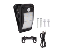 Bj-lâmpada Solar Usb De Clip Com Bateria Integrada 72 Led Luz Branca Indução Corporal Para Exterior Pátio Jardim Terraço