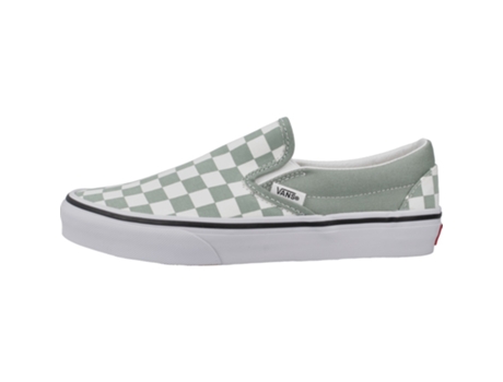 Zapatillas de Mujer VANS Classic Slipon Tecido Verde (41)