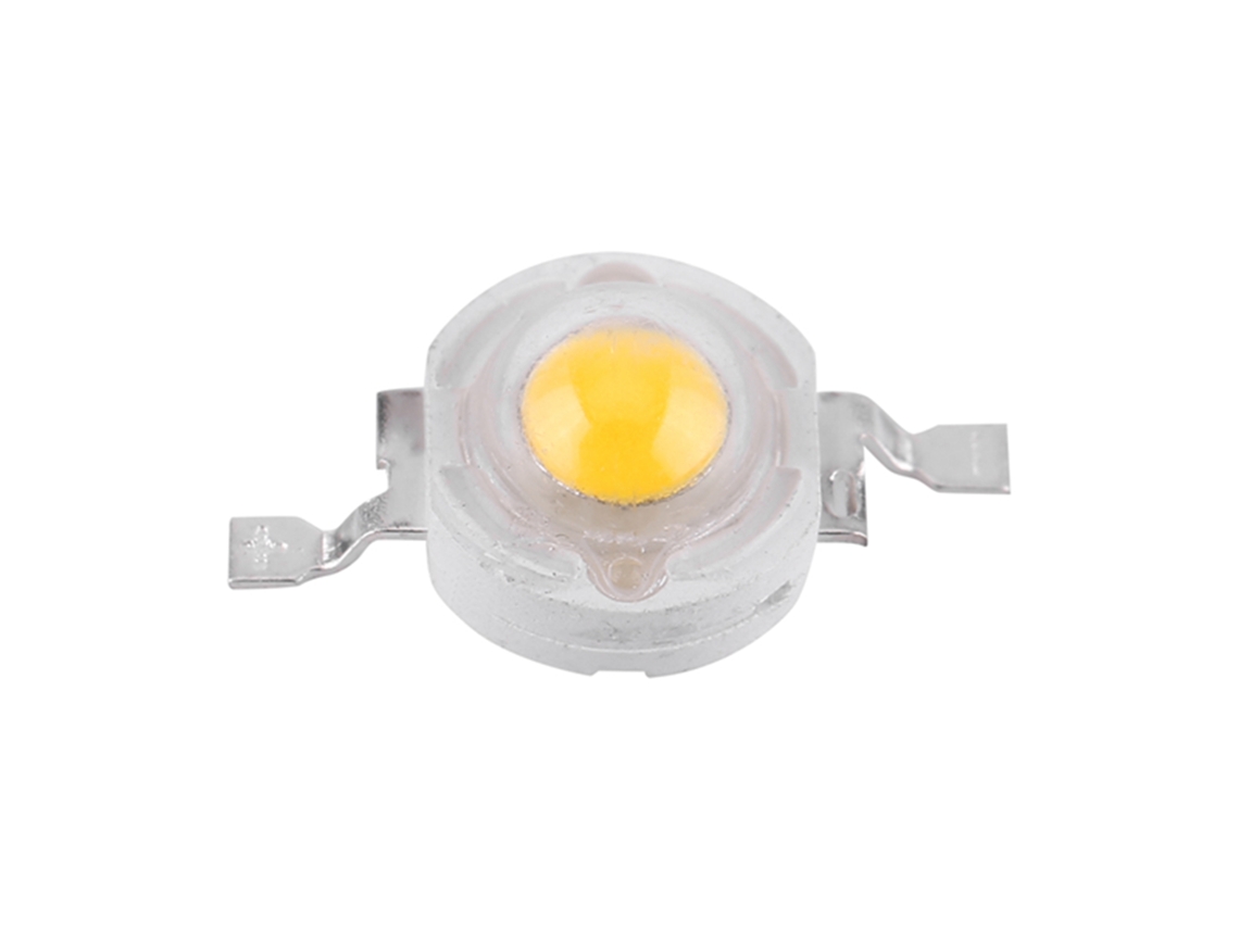 50 Bombillas Led Smd De 1w, Perlas De Chip Blanco Cálido, Para Focos De Proyector, Ahorro De Energía.
