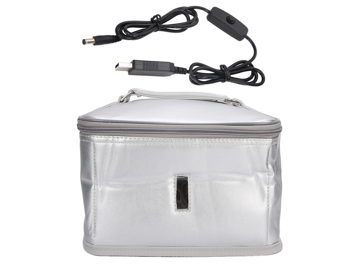 Kit de limpieza portátil UV LED Rebe para uñas, biberones y ropa, 7,6 L, con bolsa de herramientas.