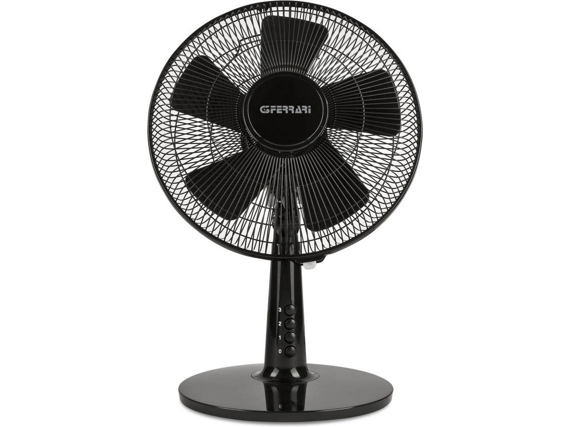 Ventilador de Mesa G3 FERRARI Total Black (3 velocidades - 40 W - Diámetro 30 cm)