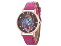 Reloj De Cuarzo Zhoulianfa T0138-z Para Mujer, De Cuero Rosa, Estilo Elegante Y Profesional.