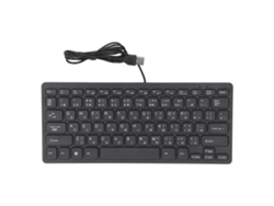 Teclado Fio Ultra Slim 78 Teclas Layout Qwerty Bilingue Usb 2.0 Compacto Com Cabo 1.3m/4.3ft Japonês