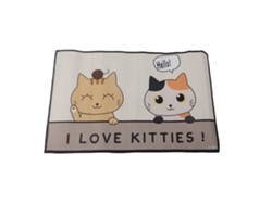 Cómoda alfombrilla antideslizante para gatos de 40x60 cm