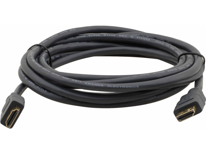 Cable HDMI KRAMER ELECTRONICS (HDMI - 3 m - Negro)