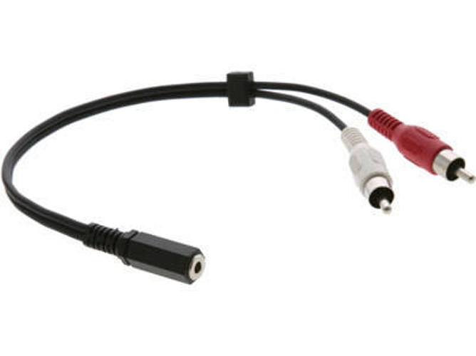 Adaptador KRAMER ELECTRONICS C-A35F/2RAM-1 (Jack 3.5mm - Negro)