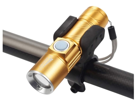 Juego de luces de bicicleta Juego de luces de bicicleta súper brillante Juego de luces de bicicleta recargables por USB ENZONS Piezas amarillas cla...