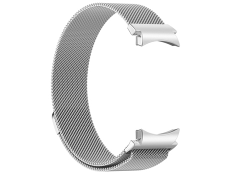 EKO Pulsera milanesa de acero inoxidable para Samsung Galaxy Watch 4 / 5 / 6 Plateado