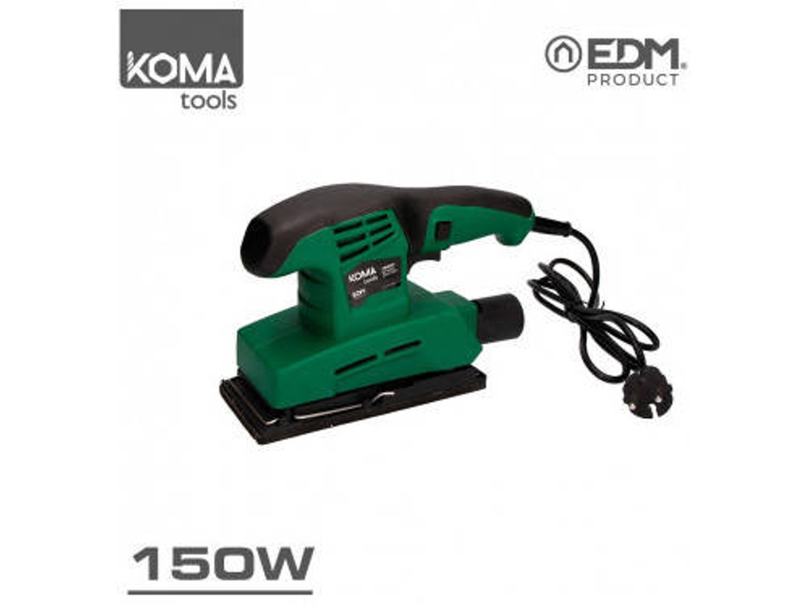 Lijadora orbital electrica 150w 25,2x15,8cm KOMA TOOLS