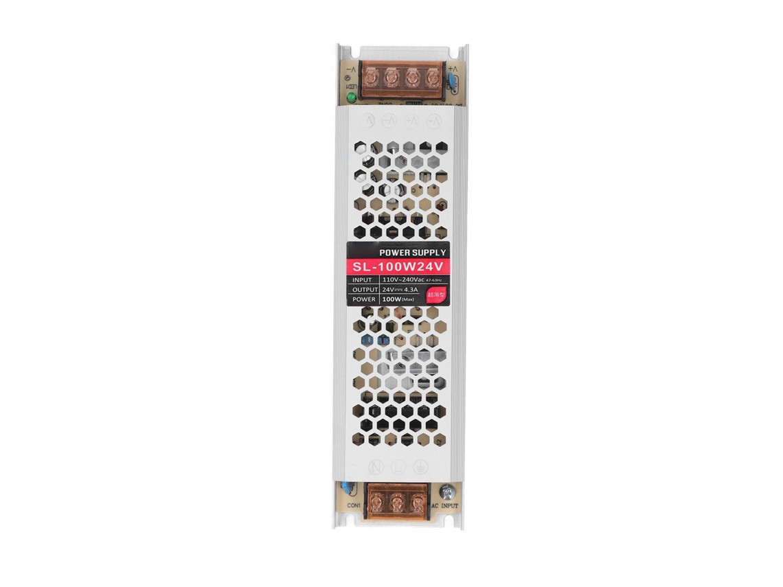 Fuente De Alimentación Switching Ultra Delgada Transformador Led Industrial 24v 100w 4.3a
