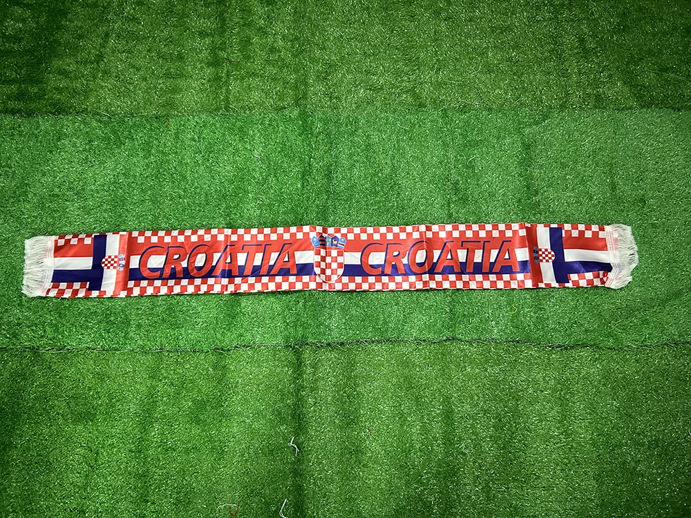 Bufanda Croata (14×135 Cm), Satén Estampado A Doble Cara.